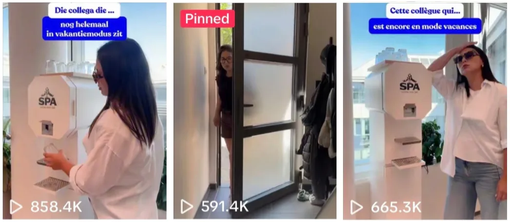 Pinned UGC videos